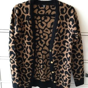 Leopard Print Cardigan